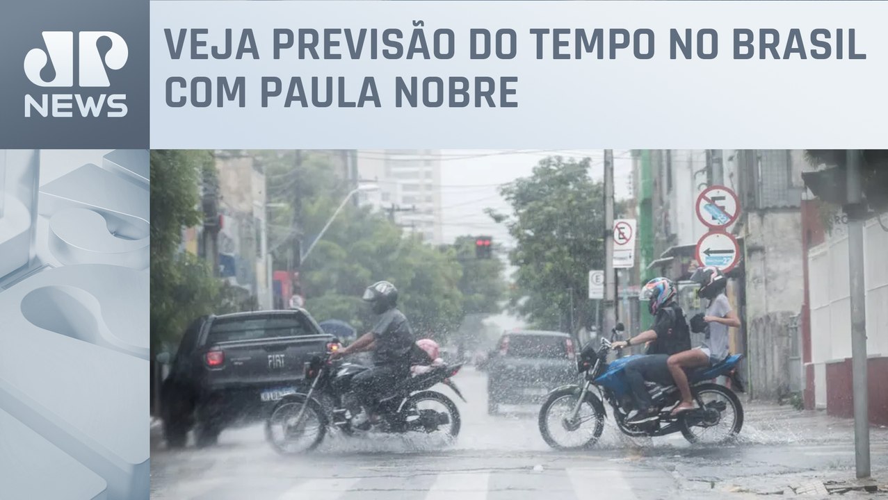 Veja onde a chuva deve ser forte no Brasil nesta quinta-feira (03)