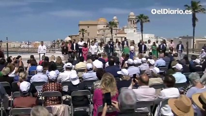 Feijóo, en Cádiz: "Tengo las pupilas dilatadas, tienen una luz impresionante"