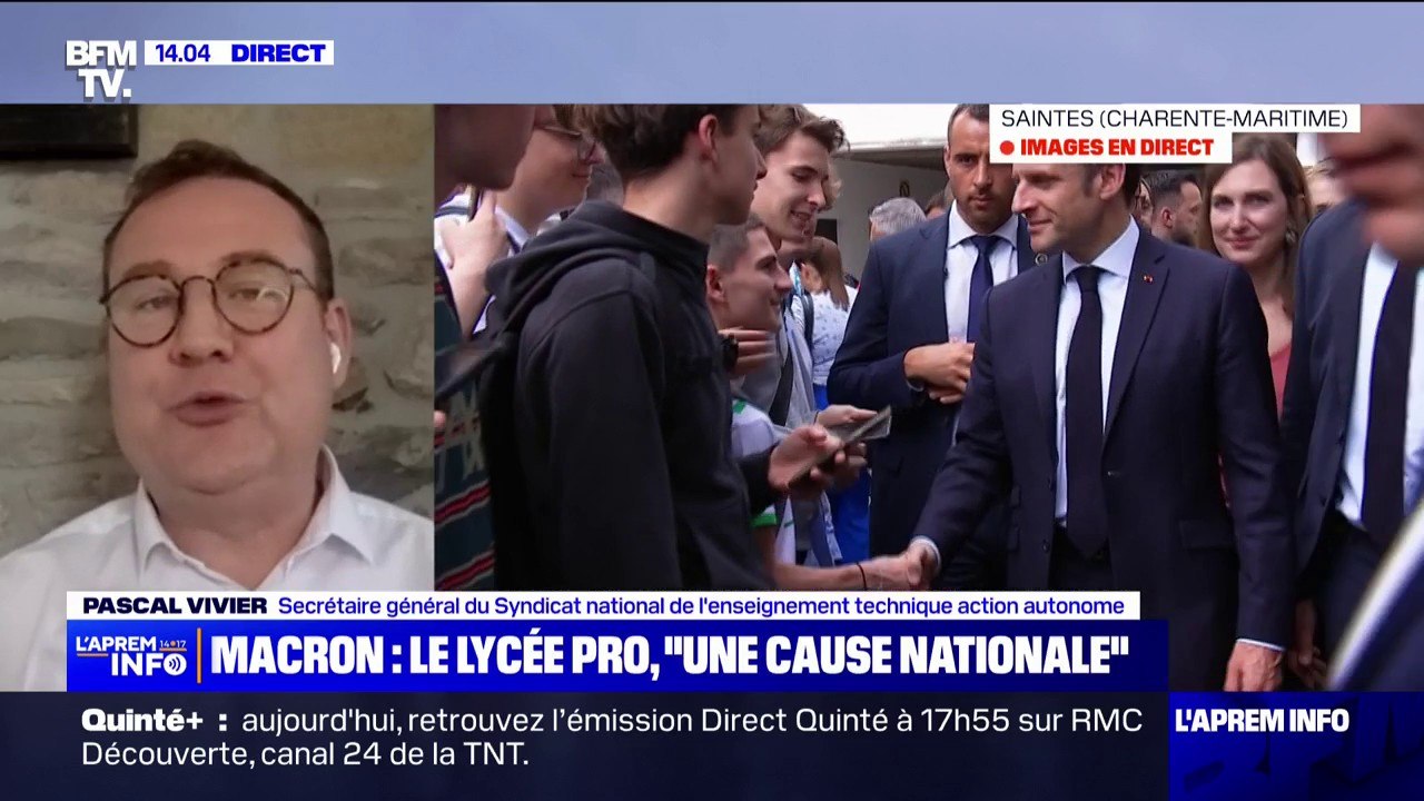 Réforme du lycée professionnel: "Il va falloir des ouvertures massives de classes de BTS et de licence" estime le secrétaire du syndicat de l'enseignement technique