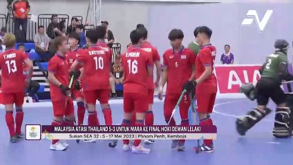 Download Video: Skuad hoki dewan lelaki Malaysia atasi Thailand 5-3 untuk mara ke final!