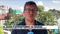 20 jours d'affrontements au Soudan : combats entre FSR et l'armée, l'aide humanitaire pas sécurisée