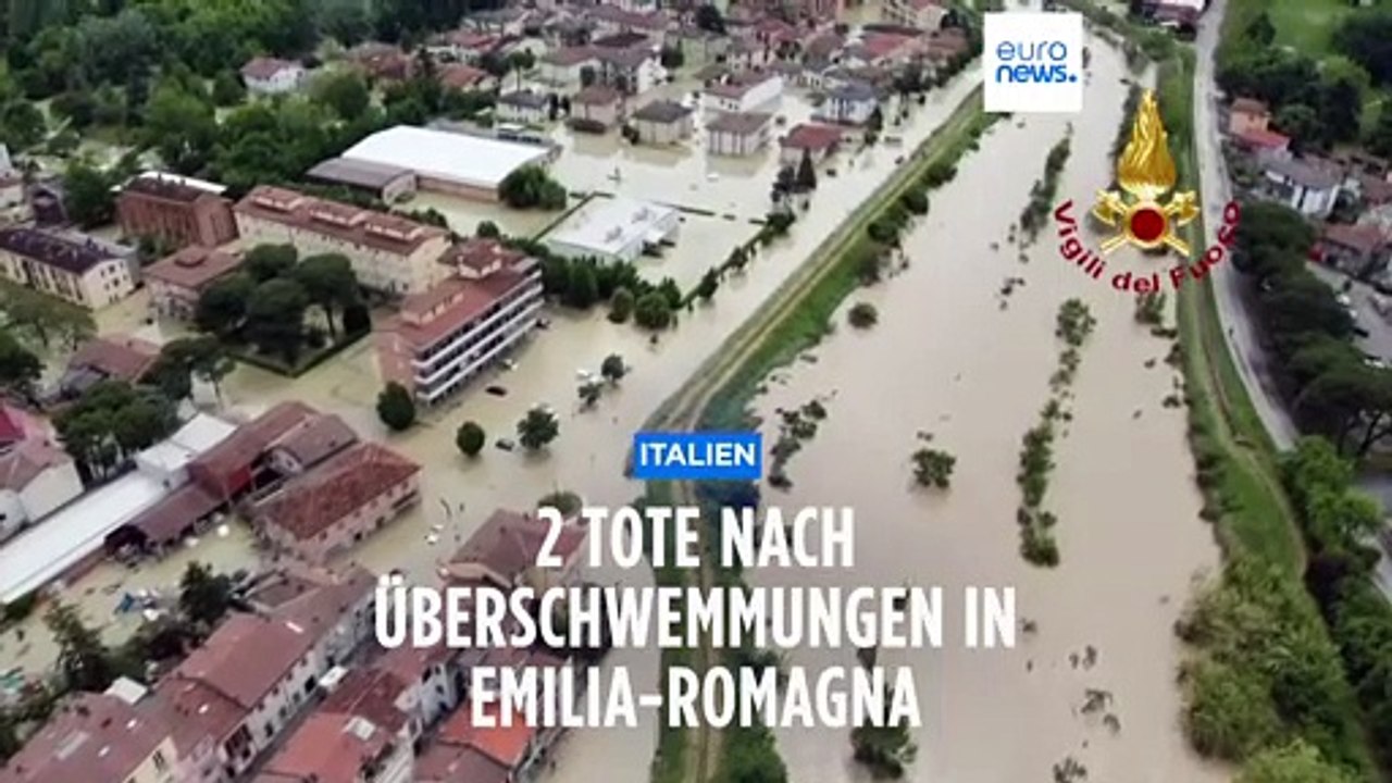 2 Tote nach Überschwemmungen in Italien - Alarmstufe Rot in Emilia-Romagna