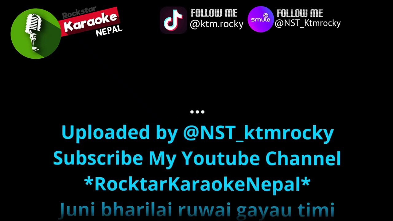 Dhokebaaj Hau Timi Karaoke Track With Lyrics _ Eleena Chauhan video