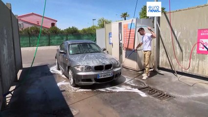 FRANCIA | La sequía amenaza los lavaderos de coches