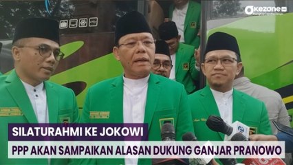Silaturahmi ke Jokowi, PPP akan Sampaikan Alasan Dukung Ganjar Pranowo