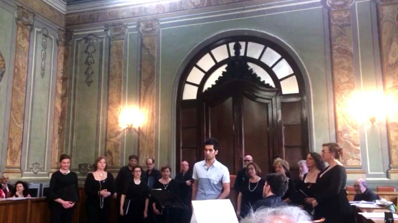 Ayric Vocal performance of the song "volare" in Rome, Italy accompanied by choir 06-2018  آیریک اجرای آهنگ Volare در رم ایتالیا با همراهی کر