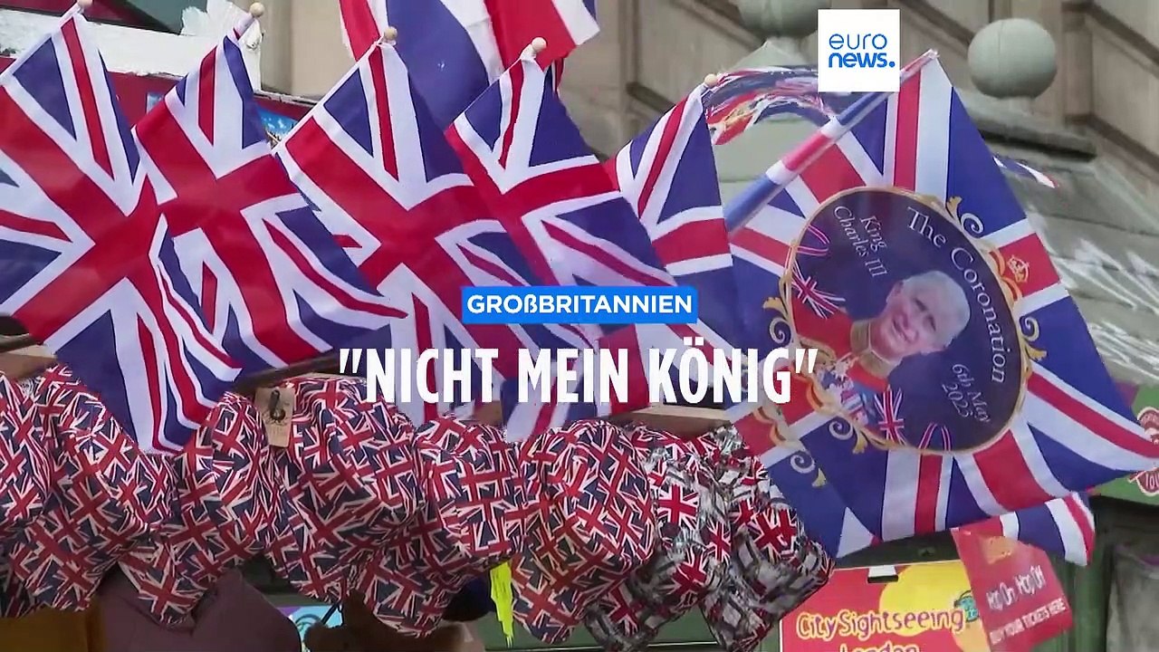 'Nicht mein König': Monarchie-Gegner machen mobil