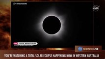 Solar Eclipse Over Western Australia - Watch The Moment Of Totality