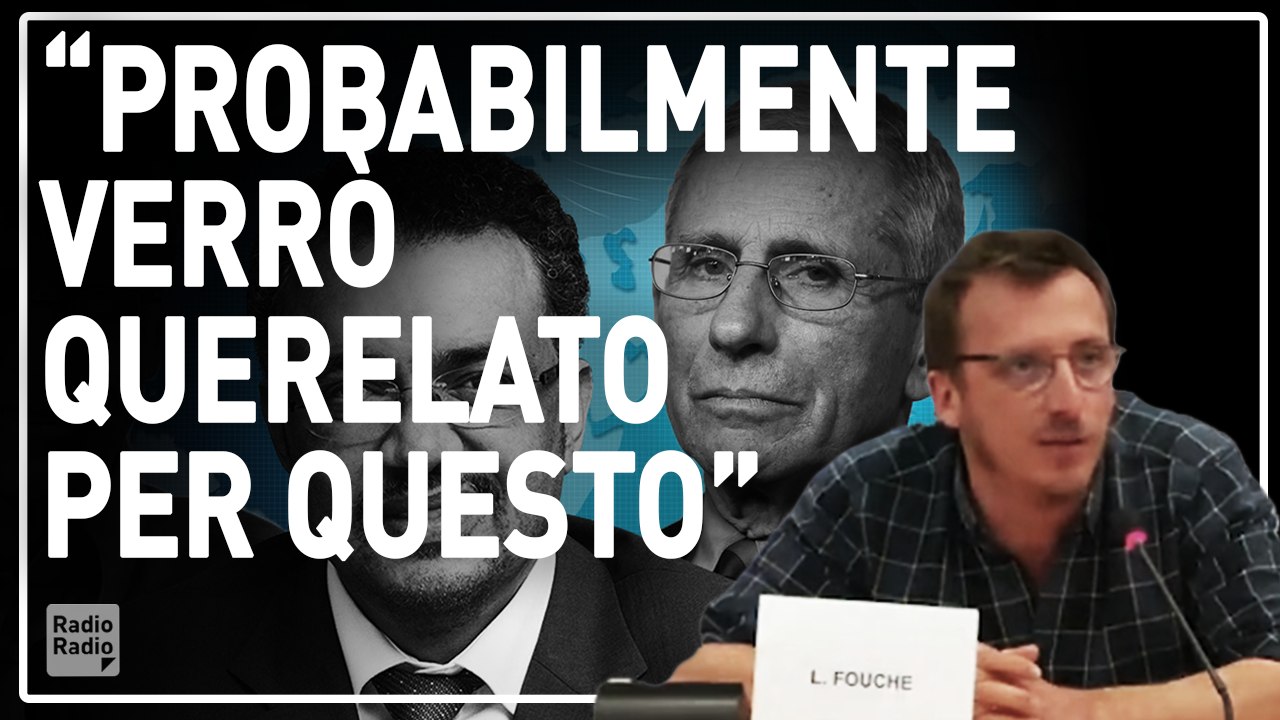 Prof. Fouché le canta all'OMS in Europarlamento ▷ "Prima del 2020 non avevano dubbi sulle mascherine"