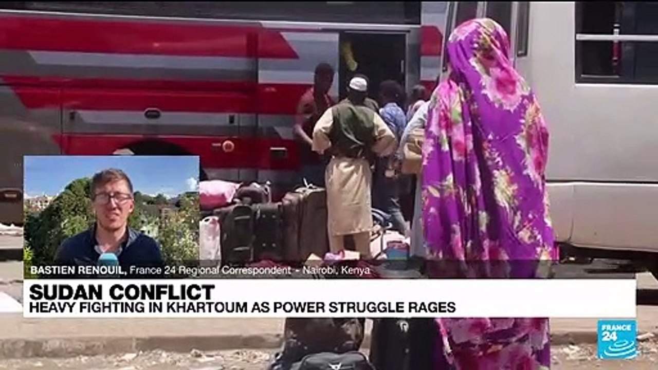 Sudan conflict: Heavy fighting in Khartoum as p...