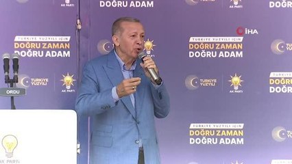 Cumhurbaşkanı Erdoğan: "Bunlar talimatı Kandil'den alıyor. Kandil'dekilerin zaten Allah'ı, dini, ezanı, kitabı yok"