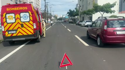 Motociclista fica ferido em acidente no São Cristóvão