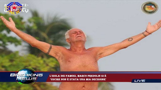 L'isola dei Famosi, Marco Predolin si è 'Uscire non è stata una mia decisione'