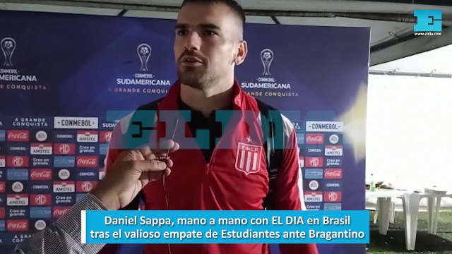 Daniel Sappa, mano a mano con EL DIA en Brasil tras el valioso empate de Estudiantes ante Bragantino