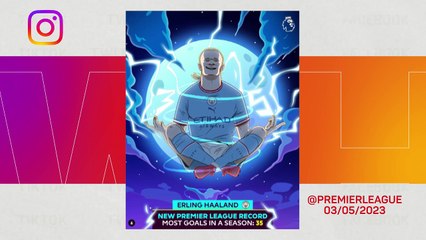 What they said: Haaland breaks Premier League goalscoring record