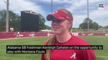 Kenleigh Cahalan on playing behind Montana Fouts