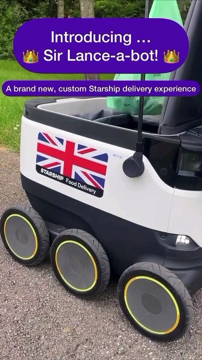 Starship introduce royal robots that play the national anthem to celebrate coronation in Milton Keynes