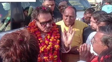 एटा: केंद्रीय राज्यमंत्री का हुआ जोरदार स्वागत, कार्यकर्ताओं में भरा जोश