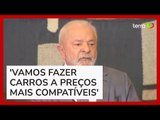 Lula critica preço de carros no Brasil: 'R$ 90 mil não é popular'