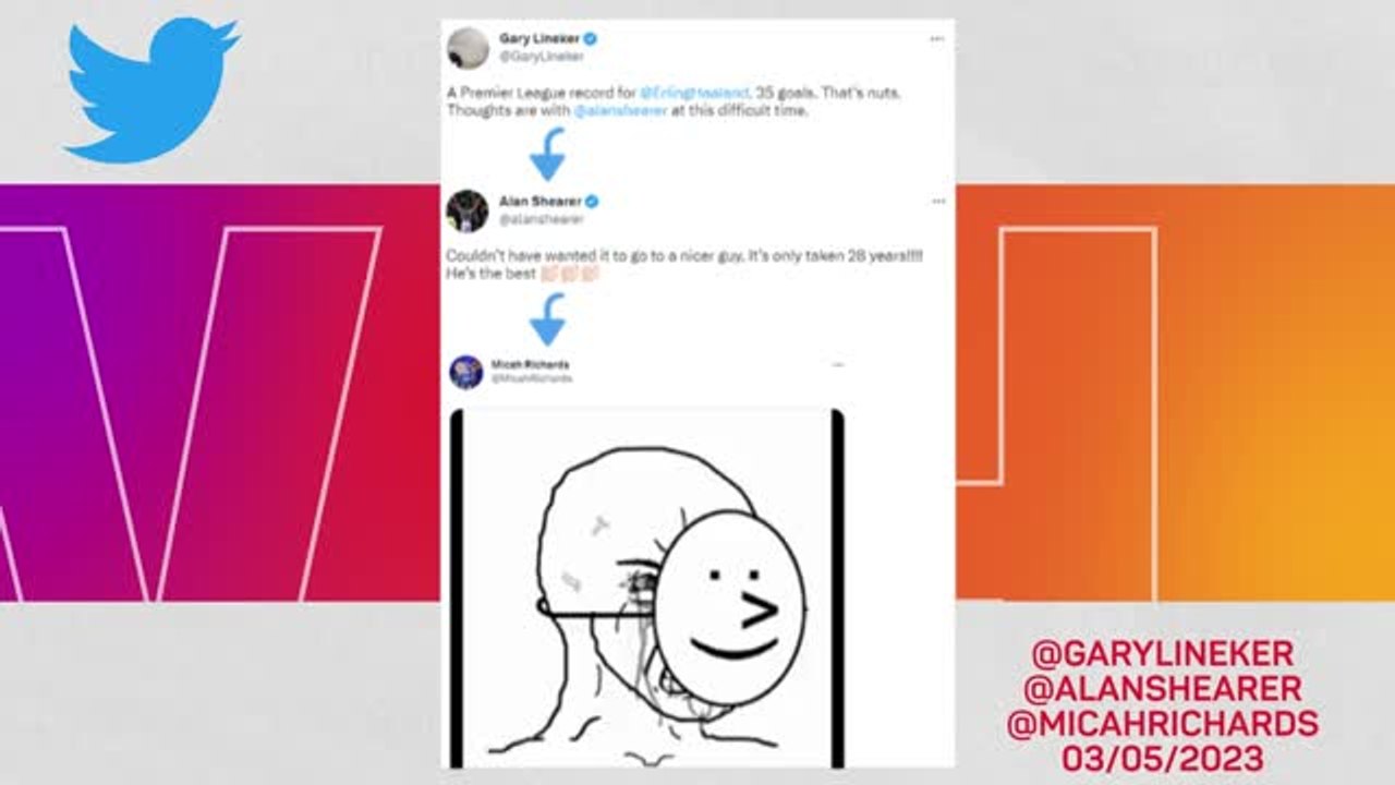 What they said: Haaland breaks Premier League goalscoring record