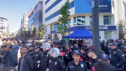 Trabzon'da HÜDA PAR standı açılmasıyla gerginlik yaşandı
