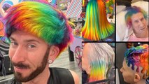 THE KING OF RAINBOWS: A wizard who transforms hair has a 5 month long waiting list!