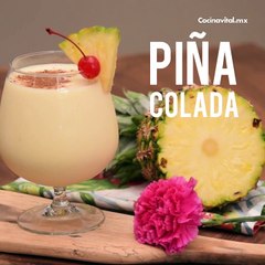Receta fácil y rápida de piña colada