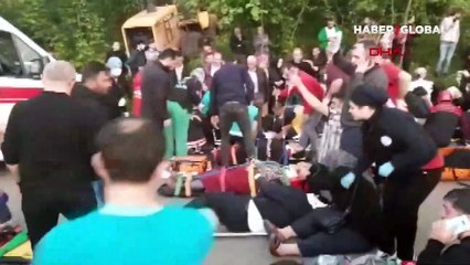 Trabzon'da katliam gibi kaza! Çok sayıda ölü ve yaralı var