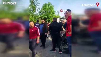 Trabzon'da belediye otobüsü kaza yaptı: 20 yaralı