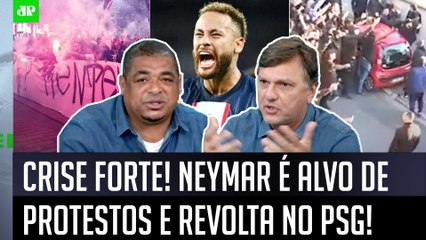 "Cara, essa INDIGNAÇÃO com o Neymar no PSG REFLETE que..." PROTESTOS e CRISE geram DEBATE!