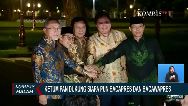 Ketum PAN Zulkifli Hasan Dukung Siapa Pun Bacapres dan Bacawapres di Pilpres 2024