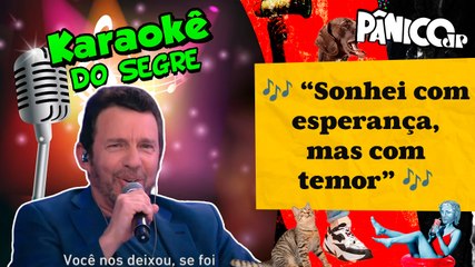 KARAOKÊ DO SEGRÉ TRAZ ELEITOR CANTANDO PARA PAULO GUEDES; CANTE CONOSCO!