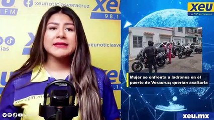 Mujer se enfrenta a ladrones en el puerto de Veracruz; querían asaltarla esta