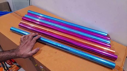 Unboxing and Review of Holographic Gift Wrap Roll