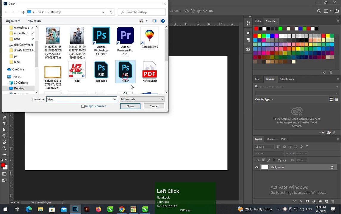 social media post design  for Beginner | photoshop tutorial |  #hzmixvideo