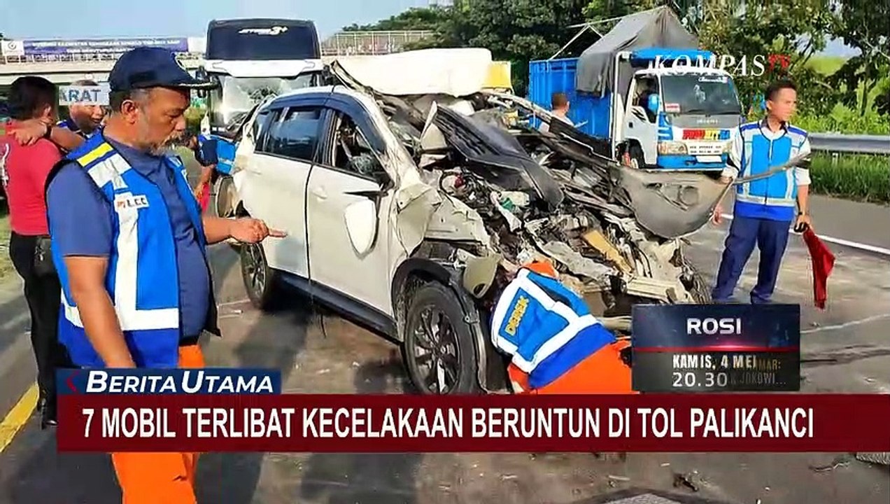 Diduga Pengemudi Kurang Hati-hati, 7 Mobil Terlibat Kecelakaan Beruntun di Tol Palikanci