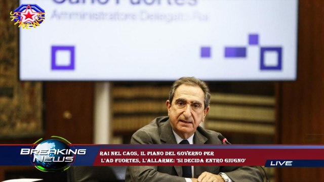 Rai nel caos, il piano del governo per l'ad Fuortes, l'allarme: 'Si decida entro giugno'
