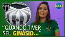 Nanda chama Arena MRV, do Galo, de 'Ginásio'