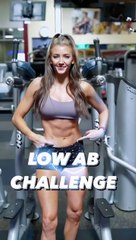 Female Fitness Motivation ❤  Low Ab Challenge