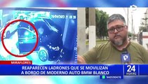 Miraflores: delincuentes en moderna camioneta asaltan a mujer