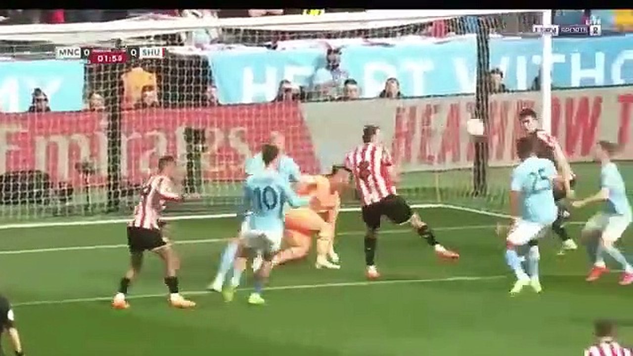 manchester city vs sheiveld  english ligue/ lمانشيستر سيتي ضد شيفيلد دوري نصف نهائي انجلترا