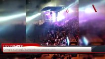 Cengiz Kurtoğlu konserinde yangın çıktı