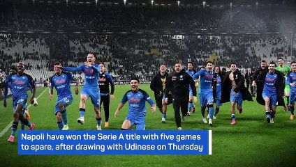 Breaking News - Napoli are Serie A champions