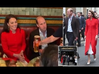 "Prince William's Pub Mishap Caught on Camera - Kate's Reaction is Priceless!"