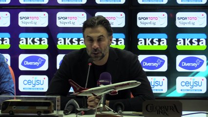 ANTALYA - Alanyaspor-Ümraniyespor maçının ardından - Ömer Erdoğan