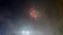 Scudetto Napoli, fuochi d'artificio a piazza Plebiscito - Video