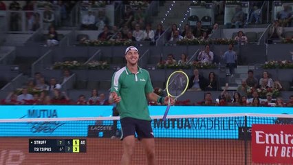 Madrid - Struff crée la surprise en sortant Tsitsipas