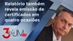 PF aponta três registros de vacina em nome do ex-presidente Jair Bolsonaro