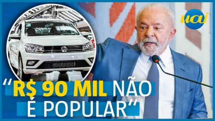 Lula quer baratear preço de carros no Brasil