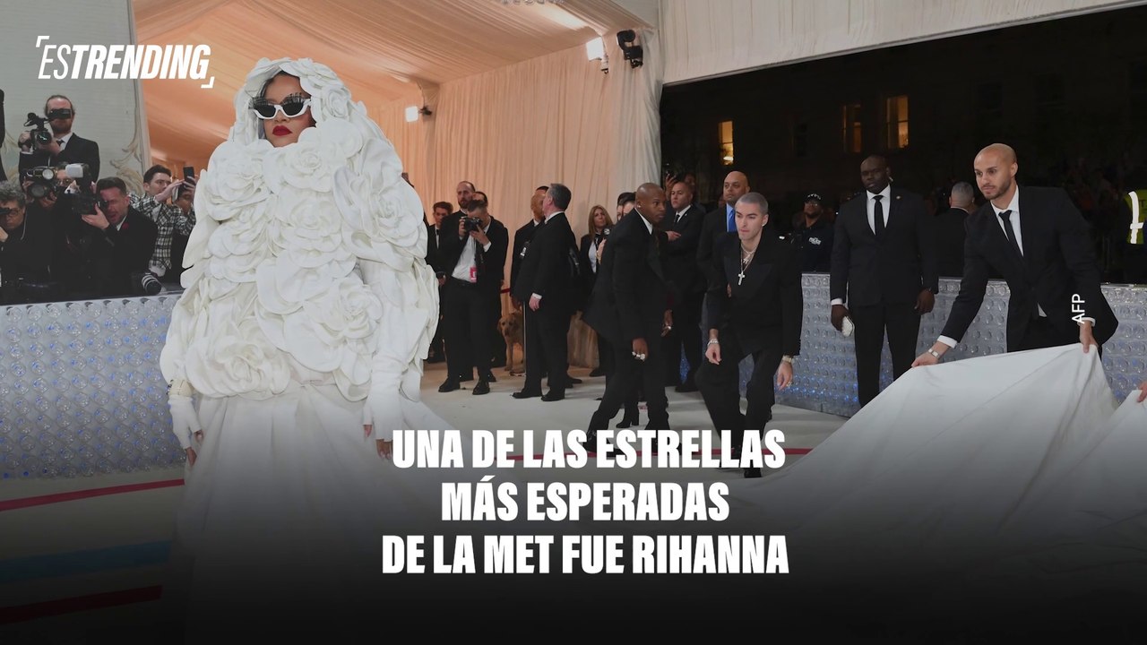 Rihanna y su impactante regreso en la Met Gala 2023